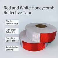 Calcomanía Reflectante de Panal Compatible con Impresión UV para Señales de Advertencia Personalizadas y Visibilidad Nocturna de Vehículos