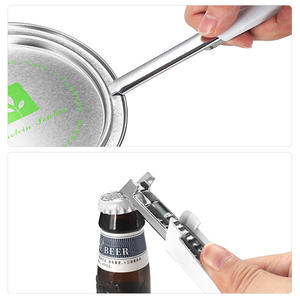 Sicherer edelstahlöffner einfache anwendung griffe verschließen rutschfest weiche griffen griff anpassbar einstellbarer dosenöffner - Product Image 4