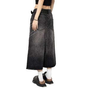 Nuevas llegadas al por mayor: Pantalones cortos vaqueros holgados de mezclilla pesada estilo hip-hop desgastado vintage para hombre - Product Image 3