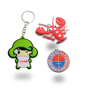 Promotional Business Gift Custom Logo Key Chains 2d 3d Pvc Keychains Personalized Key Chain Soft Rubber Keychain