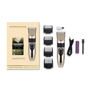 Tondeuse à cheveux électrique professionnelle, longueur réglable, corps métallique, moteur à balais, modèle rechargeable, outil de coupe de cheveux de qualité salon - Product Image 3
