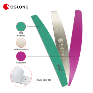 Professional Wholesale 80/100/150/180 Grit Replaceable Sandpaper Stainless <b>Nail</b> <b>File</b> - Product Image 5