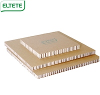 Panneaux sandwich en carton alvéolé en papier kraft, taille personnalisée par le fabricant, alvéolés hexagonaux pour signalétique