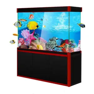 Carro armato di pesce HD sfondo su due lati carta acquari sfondo decorativo immagine acquario paesaggio paesaggio carta da parati carta spessa