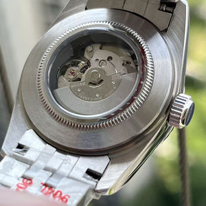 Montre mécanique analogique modifiée pour femme, 31 mm, lumineuse, NH05 Miyota, acier inoxydable, verre saphir 20 mm, étanche, lumineuse - Product Image 5