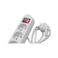 Multiprise électrique E-SUN avec interrupteur, câble et prises multiples
