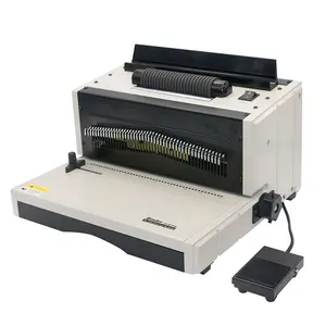 EC8706 electric punching and electric spiral coil binding machine
