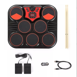 Tambores silenciosos con instrumentos <span class=keywords><strong>de</strong></span> mesa <span class=keywords><strong>de</strong></span> percusión portátiles Práctica para niños principiantes Instrumentos musicales para niños - Product Image 1