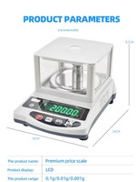 Balance de haute précision pour produits explosifs Balance de poids électronique Balance analytique de laboratoire numérique avec pare-brise