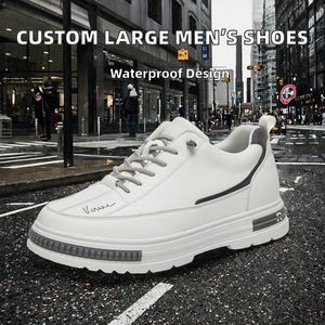 Chaussures en cuir véritable faites à la main avec logo personnalisé d'usine, imperméables, été automne, hauteur intérieure augmentée, style de marche, chaussures pour hommes - Product Image 2