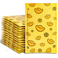 2024 nouvel an cadeau de noël bulle Mailer or lingot motif métallique bulle Mailer