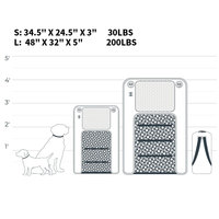 Planche gonflable antidérapante pour animaux de compagnie Planche pliable pour animaux de compagnie Rampe flottante sur l'eau Plate-forme pour animaux de compagnie Planche gonflable personnalisée pour chiot