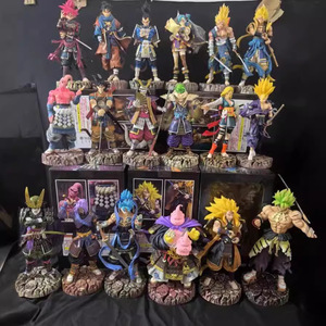 Vente en gros 26-36CM japonais DBZ Dragon Frieza Son Goku <span class=keywords><strong>Vegeta</strong></span> <span class=keywords><strong>Bulma</strong></span> troncs Majin Buu Anime Figure modèle jouet poupée Statue en plastique - Product Image 2