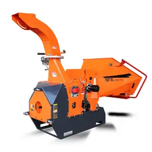 Big Wood Chipper Self Feeding Diesel Engine Bamboo Machinery Dual Hydraulic Feed Roller System