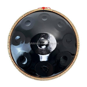 Logo gravé en usine tambourin Instrument de musique Tambour Costume 9 10 12 Note D Tambour à main mineur 440/432Hz <span class=keywords><strong>Handpan</strong></span> - Product Image 3