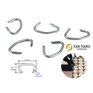 Clips de fixation en acier galvanisé Yanyang Industrial Staples, anneaux en C, anneaux en D, clous lâches - Product Image 1