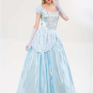 <span class=keywords><strong>Abito</strong></span> da Principessa <span class=keywords><strong>Disney</strong></span> Sissi per Halloween 2018, Costume da Biancaneve in Poliestere per Cosplay - Product Image 1