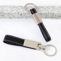 Llavero de Cuero Ecológico Personalizable, Regalo Empresarial de Moda, con Logotipo Personalizado para Hombres y Mujeres, Correa para Llaves de Coche, para Cinturón o Cartera