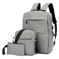 ZR316 15 pouces unisexe Nylon affaires sac à dos pour ordinateur portable étanche sac de voyage Port USB fermeture éclair Portable Durable pour les étudiants