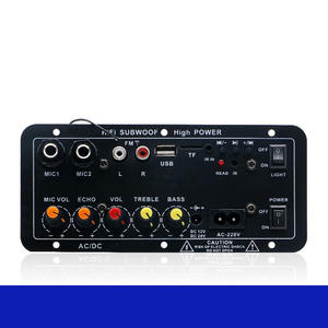 บอร์ดบลูทูธเครื่องขยายเสียงรถยนต์แบบข้ามพร<span class=keywords><strong>ม</strong></span>แดนสำหรับใช้ในบ้าน<span class=keywords><strong>คาราโอเกะ</strong></span>กลางแจ้งแบบ DIY - Product Image 2