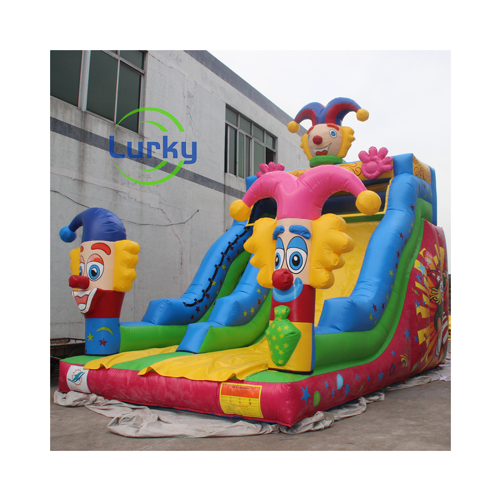 High Quality PVC Jumping Castle With Inflatable Slides Outdoor Kids Playground