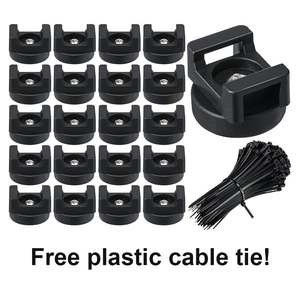 Supports de câbles magnétiques polyvalents pour attaches de câbles avec attaches à fermeture éclair pour câbles robustes - Product Image 2