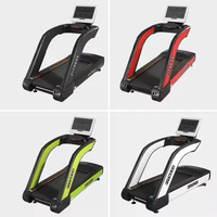 Tapis roulant professionnel Dinuo pour usage commercial et domestique, machine de course électrique avec bande large et écran LED pour entraînement cardio en salle de sport
