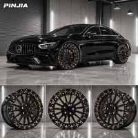 Jantes de course PJ Beadlock 17x4.5 18x5 18x10 18x12 pour Mercedes-Benz C63 AMG E63 CLS63 GT63S C43 C63 Coupé AMG GT
