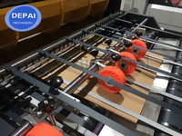 Cortador de cartón de papel artesanal de 2 rollos individuales de alta velocidad, máquina de corte transversal rotativa de papel automática