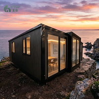 Casa Modular Prefabricada con Estructura de Acero de 20 y 40 Pies, Casa Contenedor Expandible de 1, 2, 3, 4 y 5 Dormitorios, Cocina de Lujo, Casa Portátil Tipo Villa