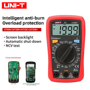 UNI-T UT33B Mini Pocket Digital Multimeter Hochpräzises Strom prüfgerät Anti-Burn Elektronisches Messgerät - Product Image 2