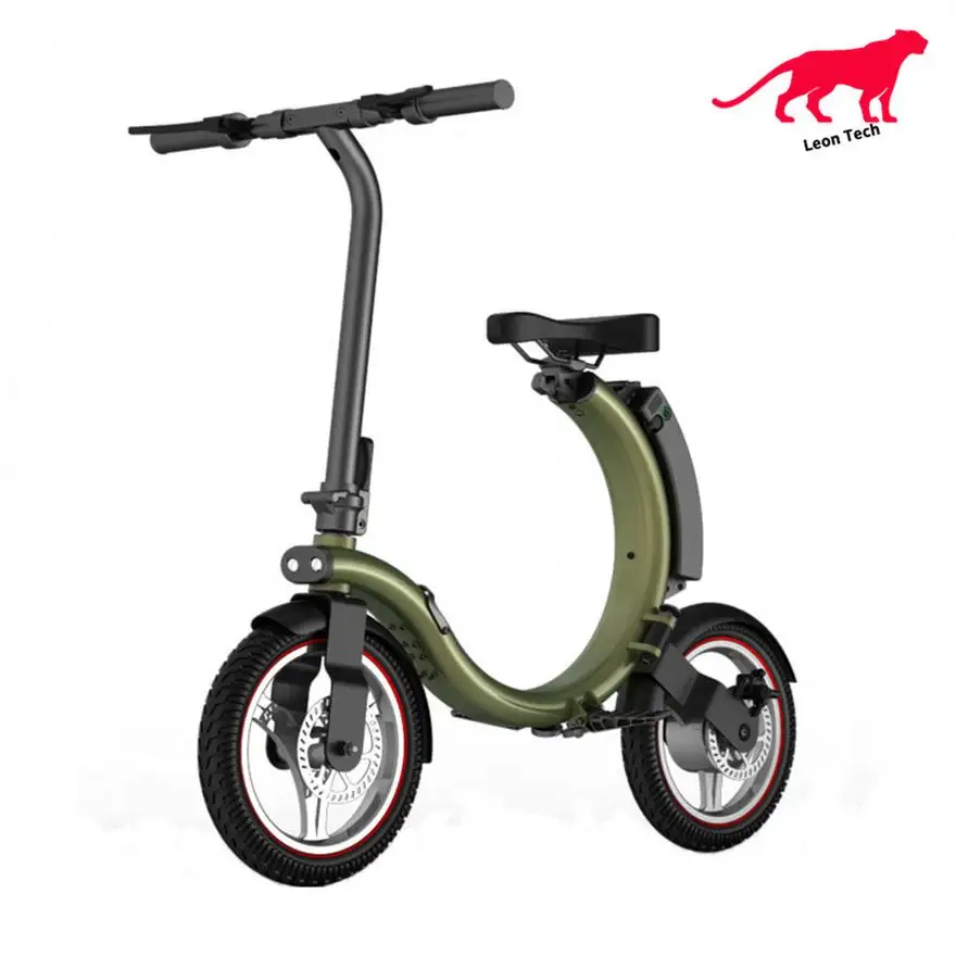 접이식 자전거 14 인치 저렴한 스쿠터 36V 350W 전자 전기 자전거 좌석