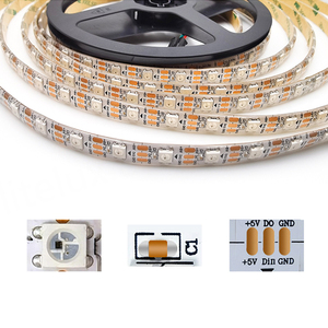 Tira de LED Digital RGB Flexible de 5 Metros con 300 LED (60 LED/M) Ws2812B Ws2812, Color Completo de Ensueño, IP20/IP65/IP67 - Product Image 6