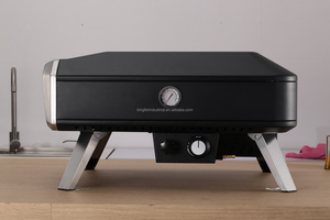 Pizza King Aprobación CE Soporte <span class=keywords><strong>de</strong></span> mesa Rotación automática Gas GLP <span class=keywords><strong>Horno</strong></span> <span class=keywords><strong>de</strong></span> pizza 16 pulgadas - Product Image 4