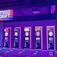 Joyplay Machine de fléchettes électronique numérique à monnayeur pour jeu en groupe, borne d'arcade de fléchettes