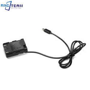 Aksesori kamera baterai LP-E6 baterai Dummy <span class=keywords><strong>DR</strong></span>-E6 tipe-c dekoder untuk 5D Mark IV III 5D4 5DS 5DS R 6D 7D 7D Mark 2 60D 70D - Product Image 4