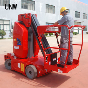 Plateforme de travail aérienne électrique homologuée CE, pour l'extérieur et l'intérieur, auto-propulsée, avec mât vertical et flèche télescopique - Product Image 4