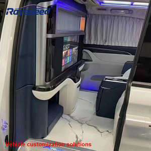 Tam Araç İç Dekorasyonu Lüks Araba Koltukları Tavan Lambası Perdeleri Bölme Vito Sprinter W447 Hiace Mpv Van için - Product Image 2