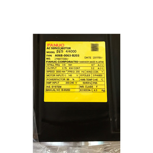 A06B-0075-B503 Motor Servo AC Fanuc Original Probado A06B0075B503 - Product Image 1