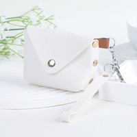 Porte-monnaie mignon en gros pour femme, porte-clés créatif en forme de macaron, sac à monnaie, porte-clés pour femme