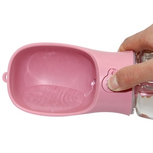 Fábrica al por mayor de viaje al aire libre portátil de plástico para mascotas perro bebiendo de la botella de agua - Product Image 2