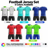 Ensemble Maillot et Short de Football Personnalisé – Tenue d'Équipe Entièrement Sublimée, Respirante et Séchage Rapide – Fournisseur OEM ODM en Gros