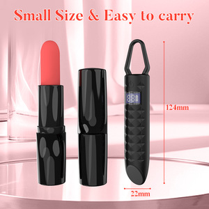 Vibrateur clitoridien rechargeable en forme de rouge à lèvres, alimenté par USB, jouet pour adultes pour la stimulation féminine - Product Image 4