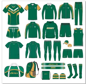 Custom Top Kwaliteit Nieuwe Ontwerp Team Sport Club Quick Droog Gesublimeerd Afdrukken Rugby Jerseys/Rugby Shirts, rugby Uniform China