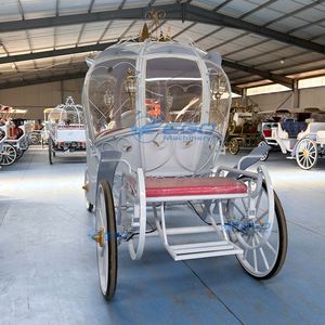 Professional Factory Customization Wedding Carriage for Unique Celebrations Whimsical <b>White</b> <b>Pumpkin</b> Carriage - Product Image 5