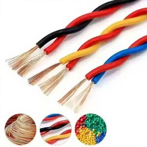 Fil électrique souple torsadé en cuivre 300/300V avec isolation PVC pour la <span class=keywords><strong>protection</strong></span> incendie et l'éclairage - Product Image 1