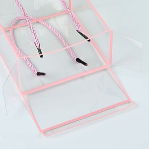 Caixa Transparente Quadrada de <span class=keywords><strong>PET</strong></span> para Presentes, Bouquet de Flores, Caixa de PP para Bolos e Doces, Caixa de Presente Transparente - Product Image 2