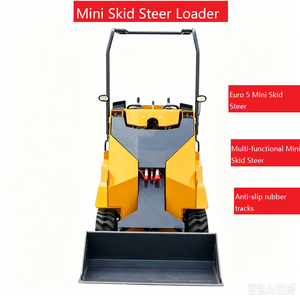 <span class=keywords><strong>Mini</strong></span>-chargeuse compacte haute performance Bailitong 13,5 CV, moteur essence EPA Euro5, chenilles en caoutchouc, engrenage 1 an, petite chargeuse frontale - Product Image 3
