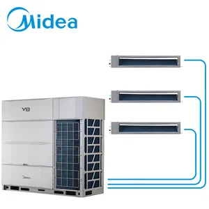 Midea hvac-system 28 ps 78,5 kw dc automatisches kältemittel-recycling R410A mit automatischer adressierung vrf zentrale klimaanlage für flughäfen