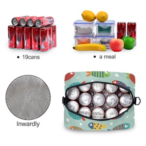 Customs Printed Portable Large Oxford Insulated Tote Bag Thermal Lunch Cooler Bag for Adults for Food Picnic - Product Image 4